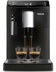 Автоматична еспресо машина Philips 3100 series, 3 напитки, Приставка Classic за разпенване, Черна, EP3510/00