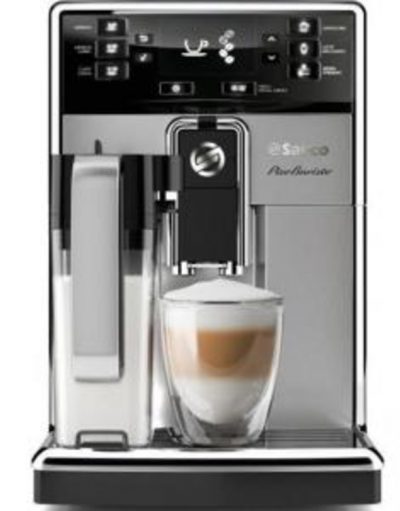 Автоматична еспресо машина Saeco PicoBaristo Steel, Черна, HD8927/09