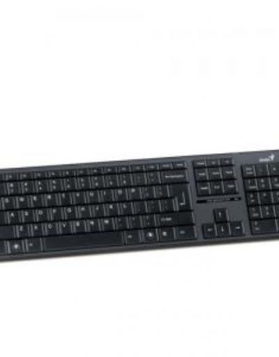 Бeзжичен комплект Genius SLIMSTAR 8000ME - безжични клавиатура и мишка,USB,2.4GHz, устойчива на намокряне - 31340045114