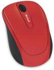 Безжичкна мишка - Microsoft Wireless Mobile Mouse 3500 USB ER English Flame Red Gloss Retail - GMF-00195