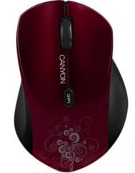 Безжична мишка CANYON CNS-CMSW4, Wireless, 800/ 1280 dpi, USB, Червена, CNS-CMSW4R
