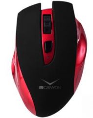 Безжична мишка CANYON, Wireless, USB, Червена, CNS-CMSW7R