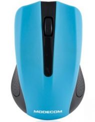 Безжична мишка Modecom WM9, Оптична, Черно и синьо, MDC00084