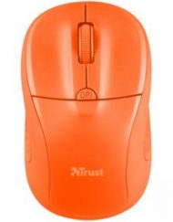 Безжична мишка TRUST Primo, Wireless, 1000-1600 DPI, Оранжева, 21925