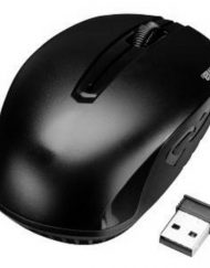 Безжична оптична мишка AM-7400 USB, черна, кутия, 1200dpi
