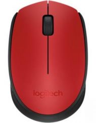 Безжична оптична мишка Logitech Wireless Mouse M171, Червена, 910-004641