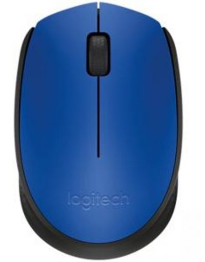 Безжична оптична мишка Logitech Wireless Mouse M171, Синя, 910-004640