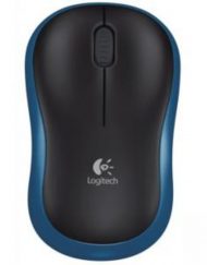 Безжична оптична мишка Logitech Wireless Mouse M185, Синя, 910-002239