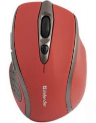 Безжична оптична мишка Safari MM-675, 6 бутона, 800/ 1200/ 1600 dpi, Червена, 52676