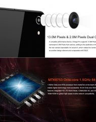 BlackView Omega Pro, 8-ядрен 64bit, 5" Екран, 3GB RAM, 4G с 2 сим карти