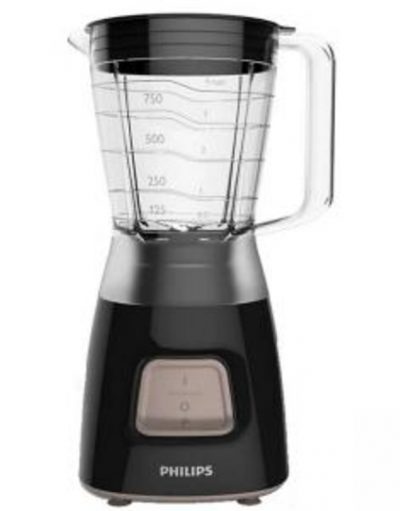 Блендер Philips Daily Collection 350W 1.25 L пластмасова кана, Кръстосани ножчета – неръждаема стомана HR2052/90