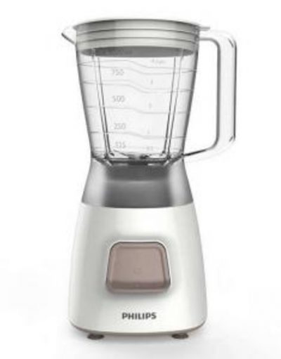 Блендер Philips Daily Collection 350W 1.25 L пластмасова кана, Кръстосани ножчета – неръждаема стомана HR2052/00