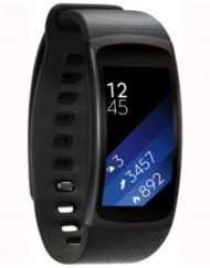 Часовник Samsung Watch Gear Fit2, Тъмно сив, SM-R3600DAABGL