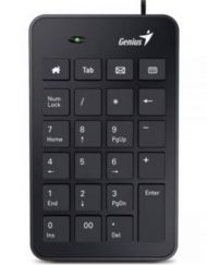 Цифрова клавиатура GENIUS NUMPAD i120, USB, Черна, 31300727100
