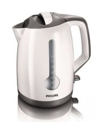Електрическа кана Philips 1.7 L 2400 W, White grey HD4649/00