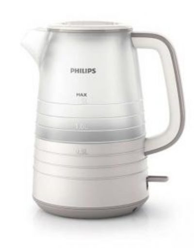 Електрическа кана Philips Daily Collection 1.5 liter, 2200 W White/Gray HD9336/21