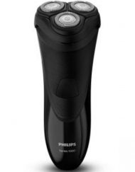 Електрическа самобръсначка за сухо бръснене Philips Система CloseCut, Подвижни глави в 4 посоки, Сгъваем тример, S1110/04