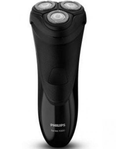 Електрическа самобръсначка за сухо бръснене Philips Система CloseCut, Подвижни глави в 4 посоки, Сгъваем тример, S1110/04