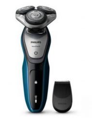 Електрическа самобръсначка за сухо и мокро бръснене Philips AquaTec, тример SmartClick, LED display S5420/06