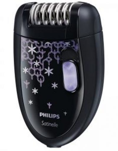 Епилатор Philips Satinelle, Крака, Черен, HP6422/01