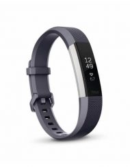 Fitbit Alta HR Small Size - гривна с дисплей за следене на дневната и нощна активност на организмa за iOS, Android и Windows Phone (син-сив)