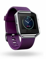 Fitbit Blaze Large Size - умен фитнес часовник с известия и следене на дневната и нощна активност на организма за iOS, Android и Windows Phone (лилав)