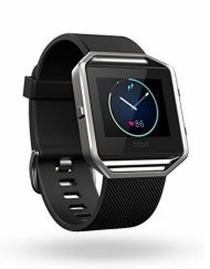 Fitbit Blaze X-Large Size - умен фитнес часовник с известия и следене на дневната и нощна активност на организма за iOS, Android и Windows Phone (черен)