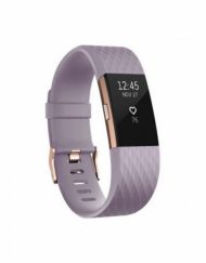 Fitbit Charge 2  Lavender Rose Gold  Small Size - гривна с дисплей за следене на дневната и нощна активност на организма за iOS и Android (бледолилав)