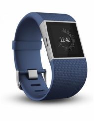 Fitbit Surge Large Size - умен часовник с известия и следене на дневната и нощна активност на организма за iOS и Android (син)