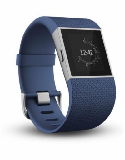 Fitbit Surge Small Size - умен часовник с известия и следене на дневната и нощна активност на организма за iOS и Android (син)