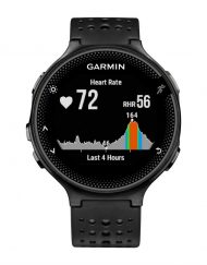 Garmin Forerunner 235 - GPS часовник за бягане с Garmin Elevate вграден пулсомер (черен-сив)