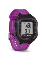 Garmin Forerunner 25 - умен часовник за бягане с GPS и смарт известия (черен-лилав)