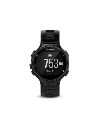 Garmin Forerunner 735XT - GPS мултиспорт часовник с Garmin Elevate вграден пулсомер (черен-сив)