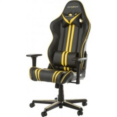 Геймърски стол DXRacer Racing Black Yellow