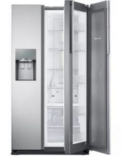 Хладилник Samsung, капацитет 555L, A+, Система No Frost, Ледогенератор, Диспенсър, Сребрист, RH56J6917SL/EF