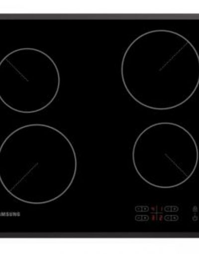 Керамичен плот Samsung, 4 зони, Tъч контрол,Температурен индикатор, Протектор за деца, C61R2AAST/BOL