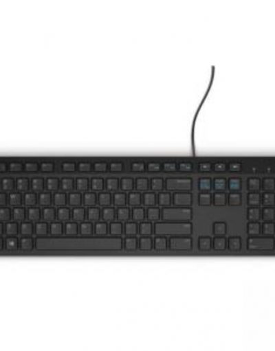 Клавиатура Dell KB216, Wired, Мултимедиина, Черна, 580-ADHK