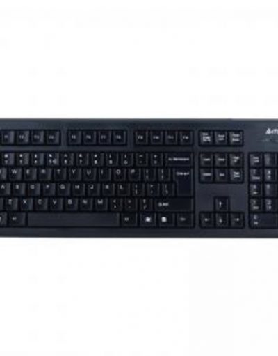 Клавиатура KR85,USB, черна, със заоблени клавиши - A4-KEY-KR85-USB