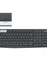 Клавиатура Logitech K375s Multi-Device Wireless Keyboard and Stand Combo, Graphite/Offwhite, 920-008185