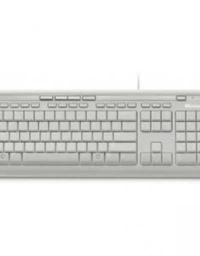 Клавиатура Microsoft Wired Kbrd 600, USB Port, Eng Intl Euro Hdwr, White, БДС, ANB-00032
