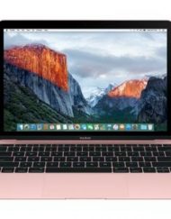 Лаптоп Apple MacBook 12 инча, Retina, 8GB, 256GB, Intel HD Graphics, Розово злато, MMGL2ZE/A