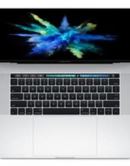 Лаптоп Apple MacBook Pro, 15 инча, Retina w Touch Bar, 16GB, 256GB SSD, Radeon Pro 450, INT KB, Сребрист, MLW72ZE/A