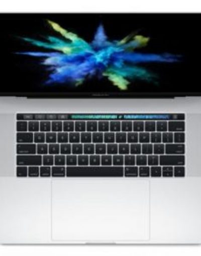 Лаптоп Apple MacBook Pro, 15 инча, Retina w Touch Bar, 16GB, 256GB SSD, Radeon Pro 450, INT KB, Сребрист, MLW72ZE/A