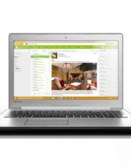 Лаптоп Lenovo IdeaPad 510, 15.6 инча IPS FullHD, 8GB DDR4, 256GB SSD, DVD, Backlit KBD, HDMI, Gigabit, WiFi, BT, HD, Черен, 80SV00U7BM