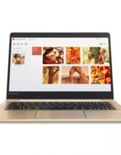 Лаптоп Lenovo IdeaPad 710s Plus 13.3 инча, Intel Core i7-6500U, 8GB, GeForce 940MX, 256GB SSD, Златист, 80VU001EBM