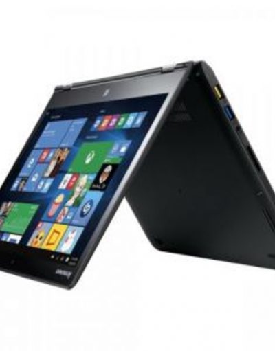 Лаптоп LENOVO YG700-14ISK /80QD009FBM, 14 инча FHD, Intel Core i7-6500U, 4GB, 500GB + 8GB Flash, NVIDIA GeForce 940M, Черен