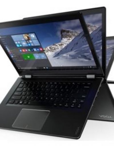 Лаптоп Lenovo Yoga 510 14 FullHD IPS Antiglare Touch i3-6006U 2.0GHz, 8GB DDR4, 256GB SSD, Backlit KBD, HDMI, WiFi, BT, HD cam, Черен, 80S700G5BM