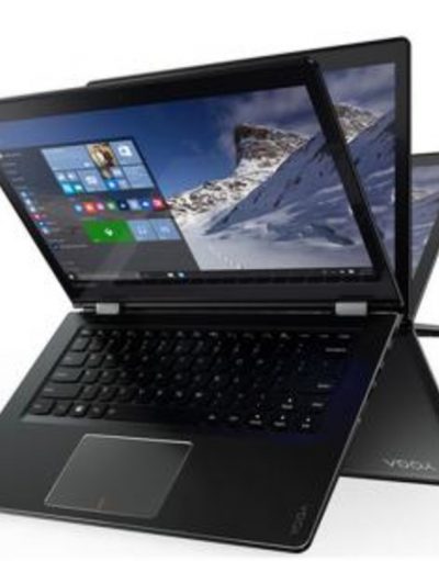 Лаптоп Lenovo Yoga 510, 14 инча FullHD IPS Antiglare Touch, i7-7500U, 8GB, 1TB HDD, Черен