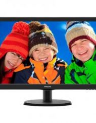 LED монитор - Philips 21.5' Slim LED 1920x1080 FullHD 16:9 5ms 200cd/m2 10 000 000:1, VESA, TCO, Piano black - 223V5LSB2/10