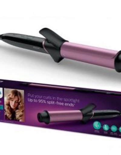 Маша за къдрене Philips StyleCare, 32мм, Технология SplitStop, Кератинова инфузия, Студен връх, BHB868/00